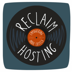 Reclaim Hosting record logo