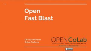 thumbnail of OPEN-Fast-Blast