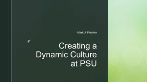 thumbnail of Culture Change at PSU