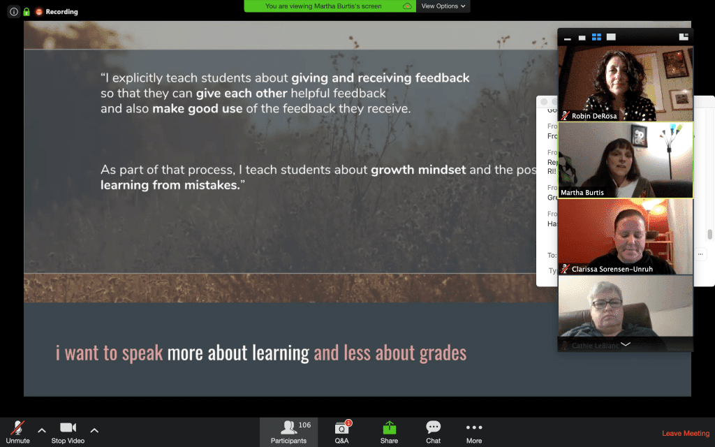 screen shot of webinar slide