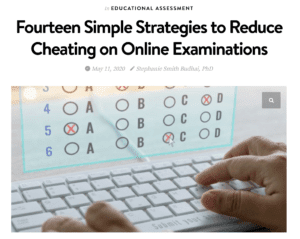 image of keyboard and online quiz