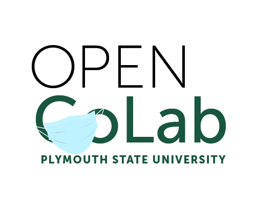 Open CoLab Plymouth State Univerisity with mask