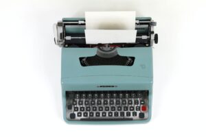 photo of typewriter