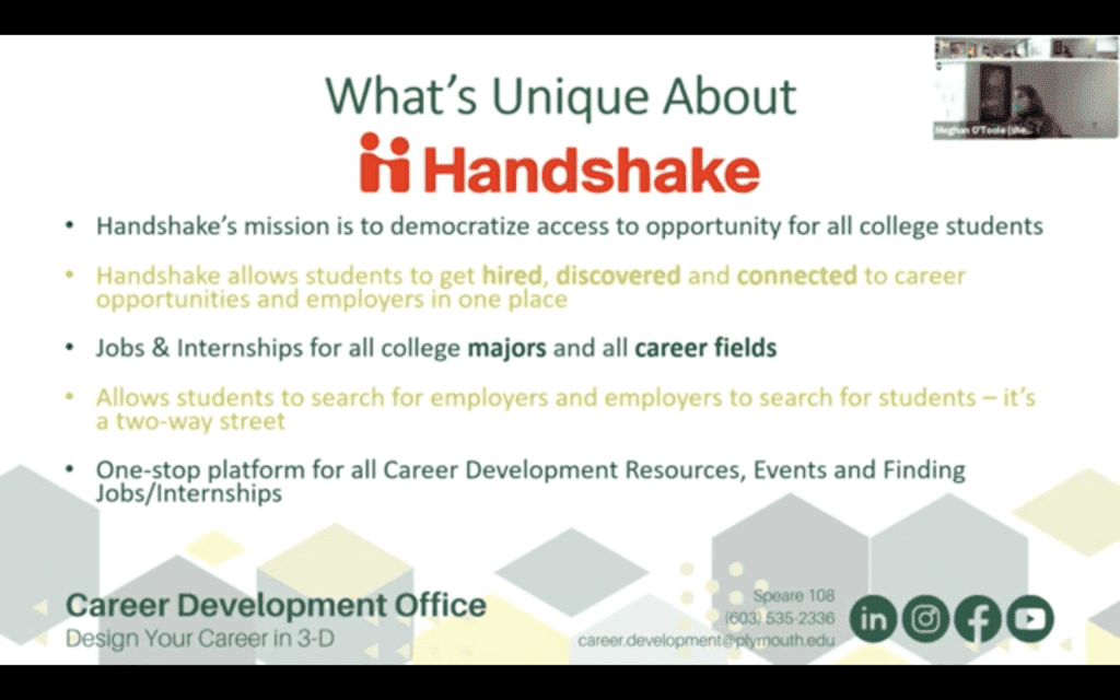 slide of handshake screen