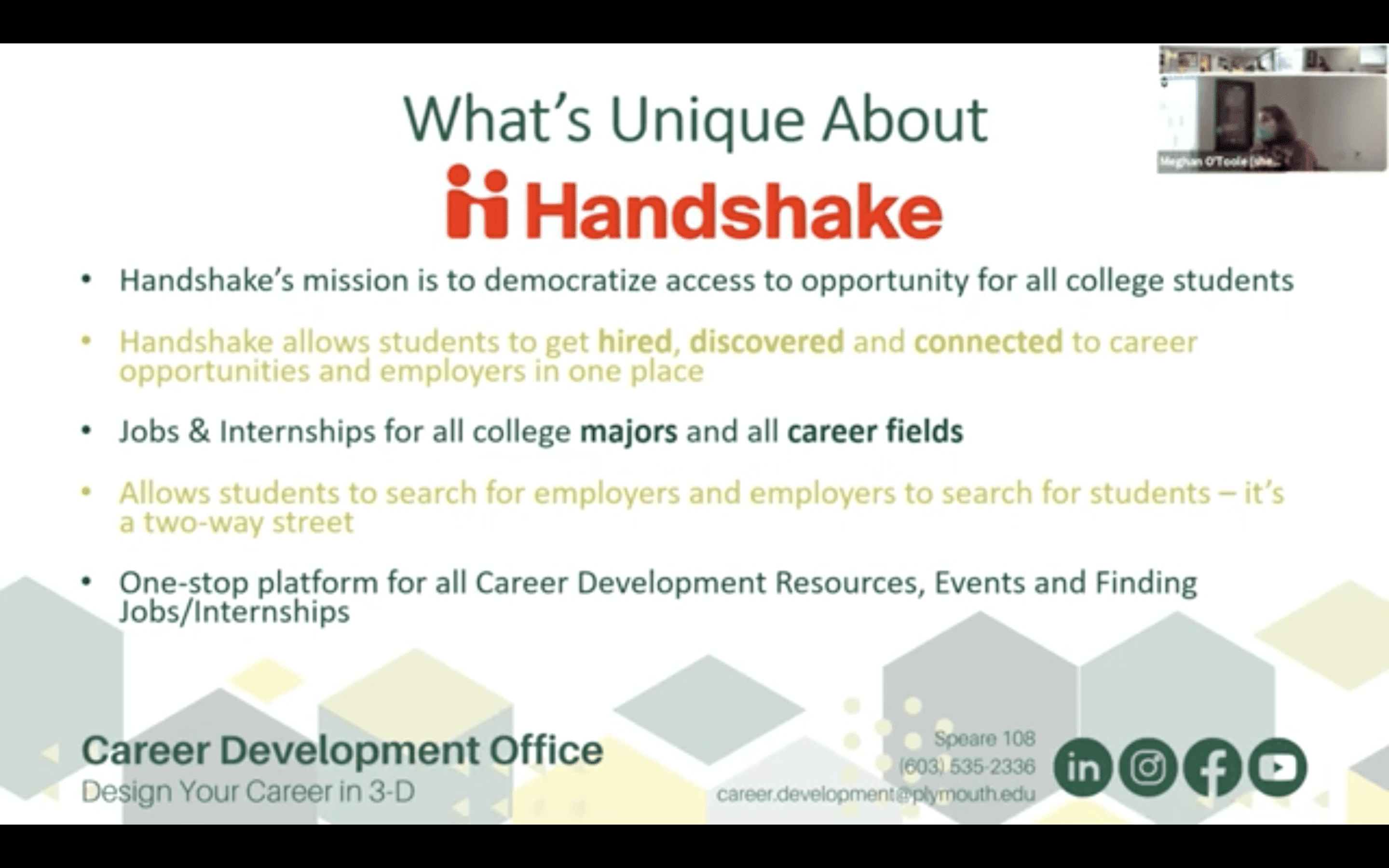 slide of handshake screen