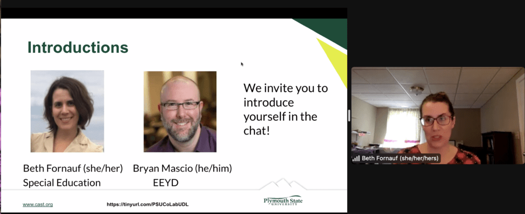 Slide of two smiling people, one man one woman