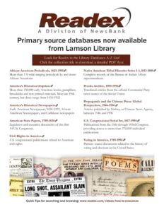 thumbnail of Readex 15-in-15 flyer