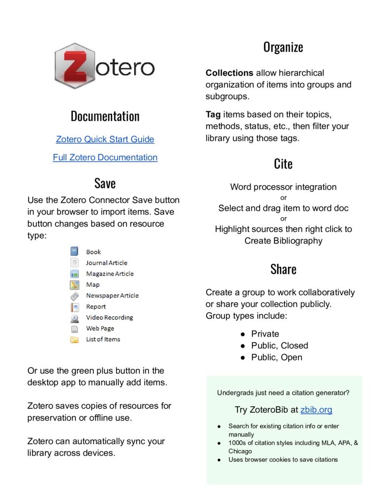 thumbnail of Zotero 15 in 15