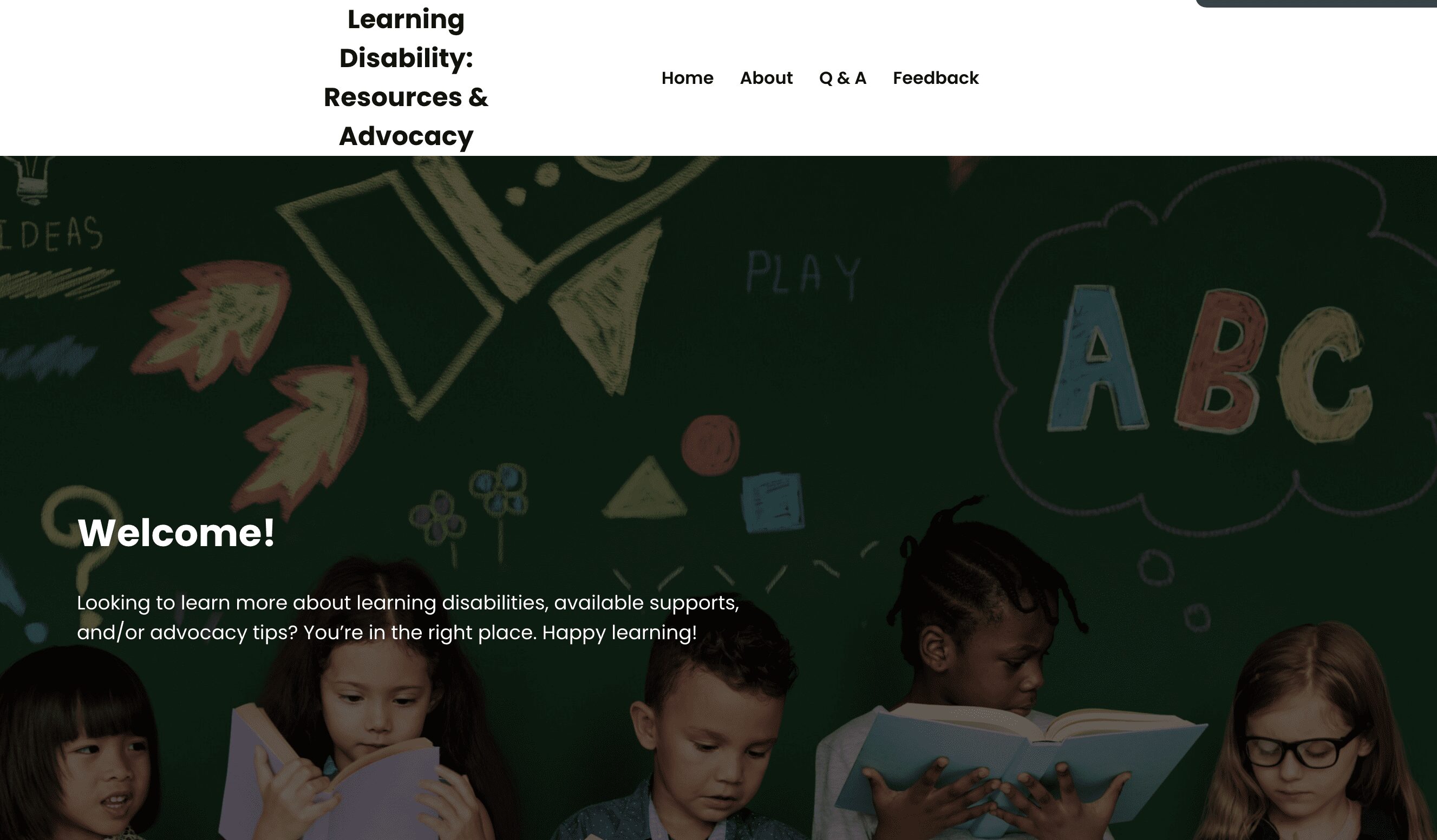 Learning Disability: Resources & Advocacy screenshot