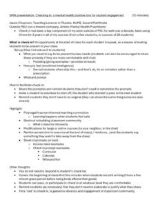 thumbnail of Checking in SPIN presentation