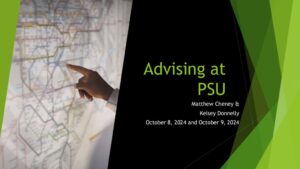 thumbnail of Advising at PSU Co-Lab Presentation