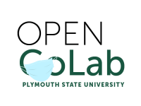 Open CoLab Plymouth State Univerisity with mask
